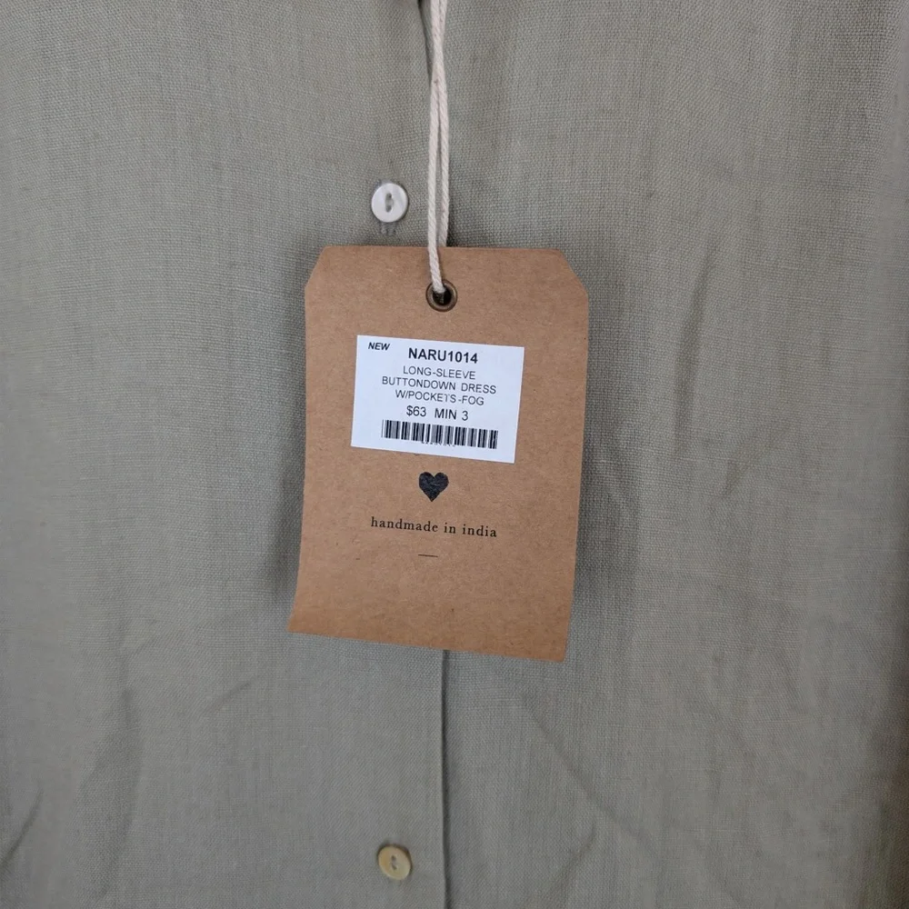 La Lou Long Sleeve Button Down Maxi Dress - Picture 4 of 7